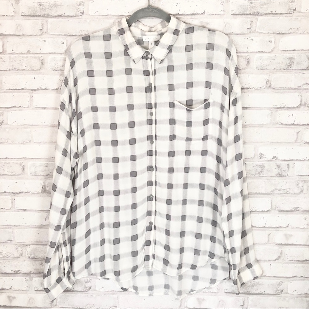 Leith Plaid Button Down Shirt